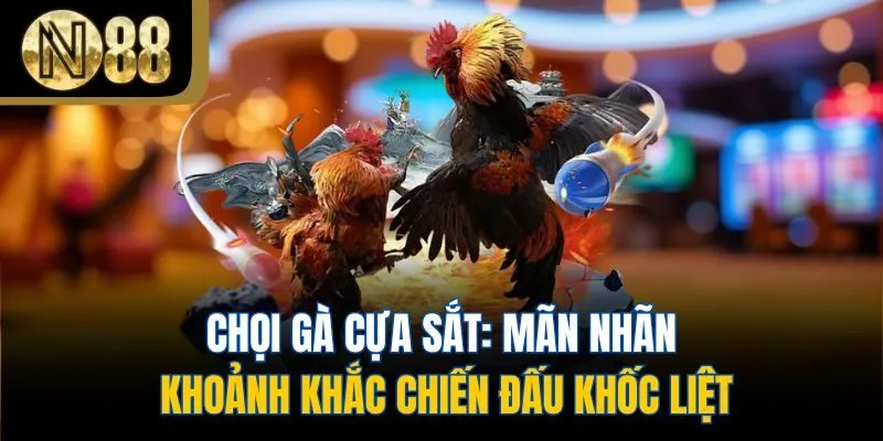 Chọi Gà Cựa Sắt: Mãn Nhãn Khoảnh Khắc Chiến Đấu Khốc Liệt